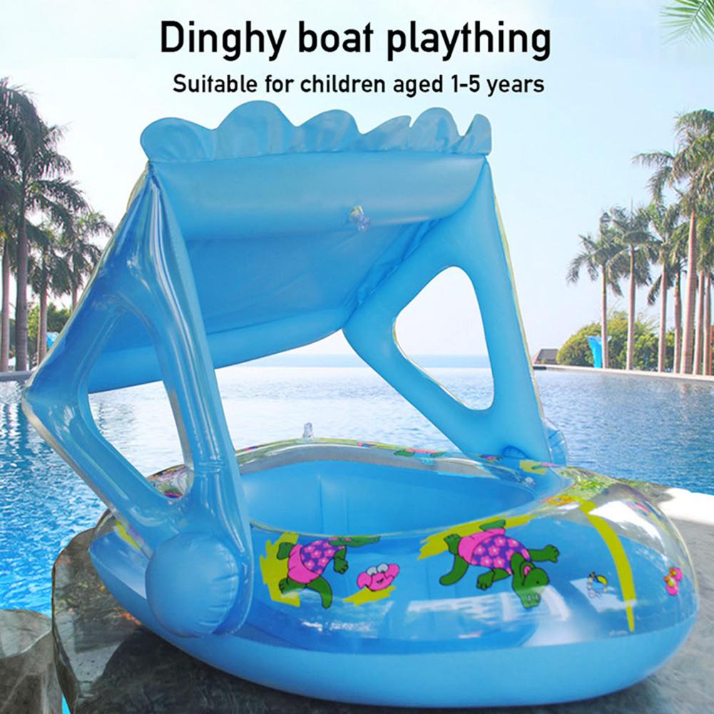 Baby pool flyder tegneserie gummibåd børn oppustelig swimmingpool liggestole baby sommer sjov udendørs pool legetøj flydeflåde