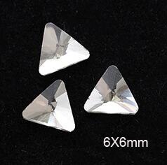16 Stijl S/L-Steentjes, Speciale Vormige Non Fix Steentjes, 20Pcs Plaksteen, crystal Clear Nail Art Rhinestones: color7