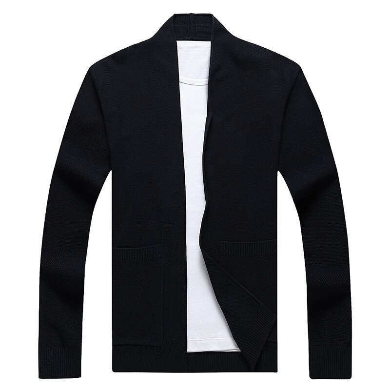 Homme chandail tricoté hommes Cardigan veste beau mince couleur unie chandails