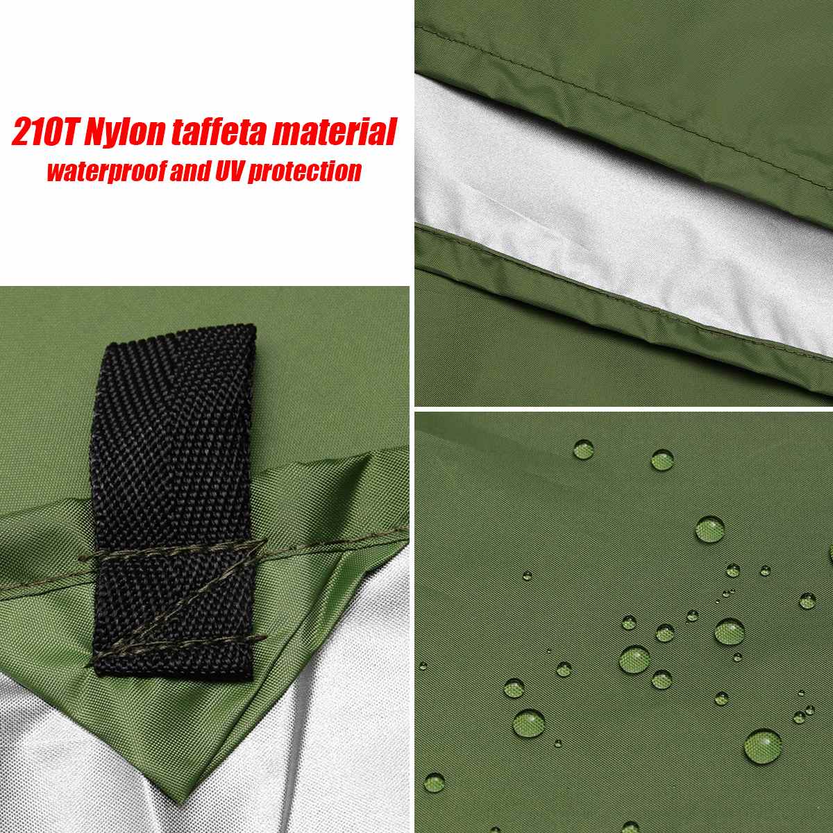3x3m Awning Waterproof Tarp Tent Shade Ultralight Garden Canopy Sunshade Outdoor Camping Hammock Rain Fly Beach Sun Shelter
