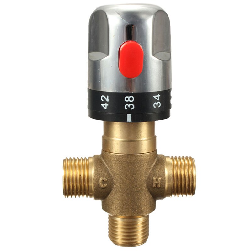 Pipe Thermostat Faucet Thermostatic Mixing Valve Bathroom Water Temperature Control Faucet Cartridges,Solar Water Heater Therm