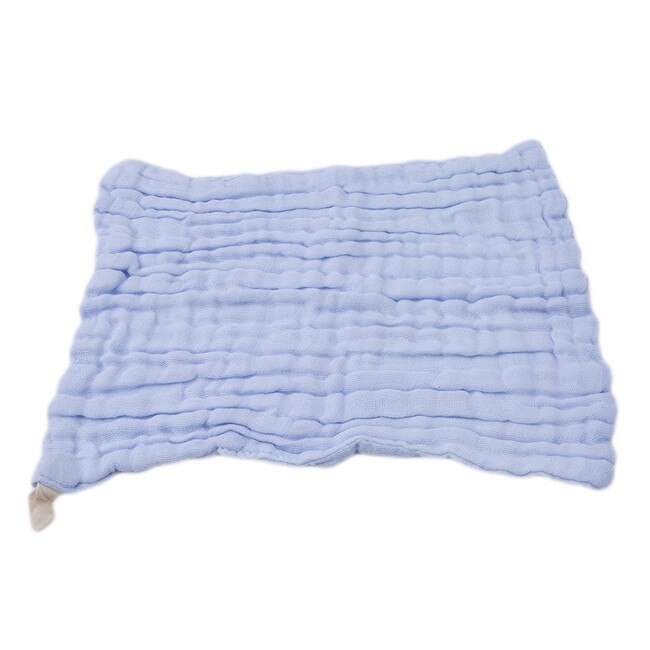 23*20cm Cute Baby Face Towel Microfiber Absorbent Drying Bibs Towel Washcloth Swimwear Baby Towel Cotton Kids Towel: Light blue