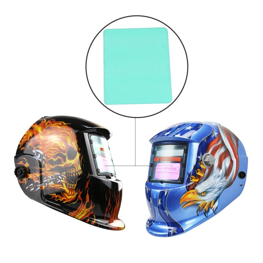 DEKO 10 Uds 11,5x9x0,1 cm casco de soldadura de oscurecimiento automático lente de cubierta Exterior para S500