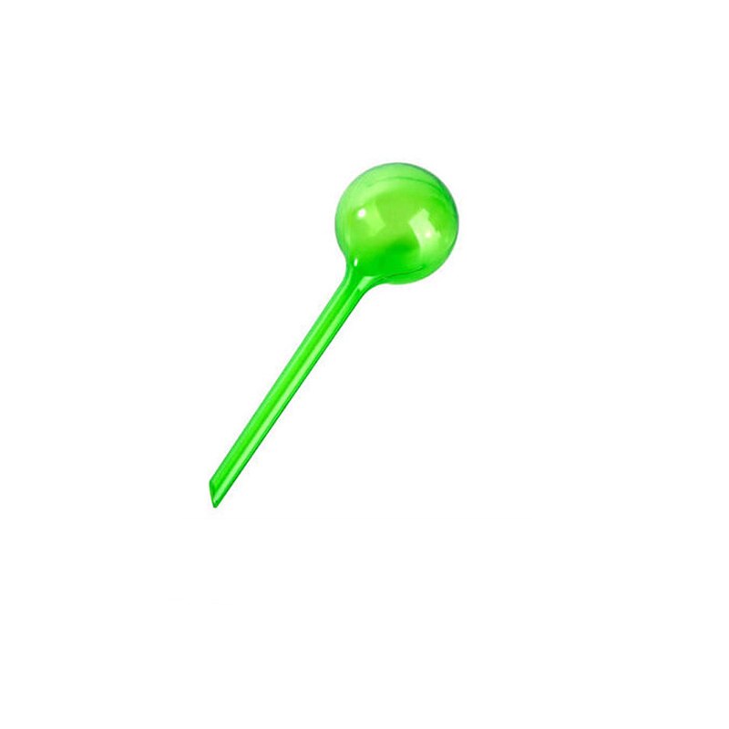 Bombillas de riego automático para plantas, bolas de autorriego para jardín, gotero de agua para flores, dispositivo de casa, sistema de goteo, color blanco/verde, 1 ud.: green L