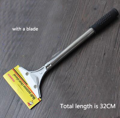 stainless steel Handheld Paint Tiles Flooring Scraper Remover with Blade Cleaning Tools: 32cm