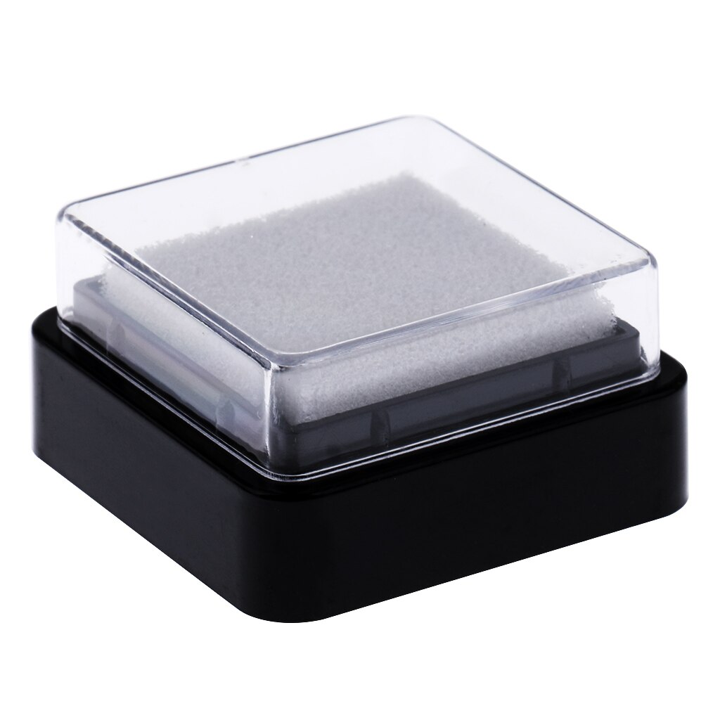 10 Uds. Almohadilla de tinta seca sin colores en la esponja para sellos tela madera manualidades de papel