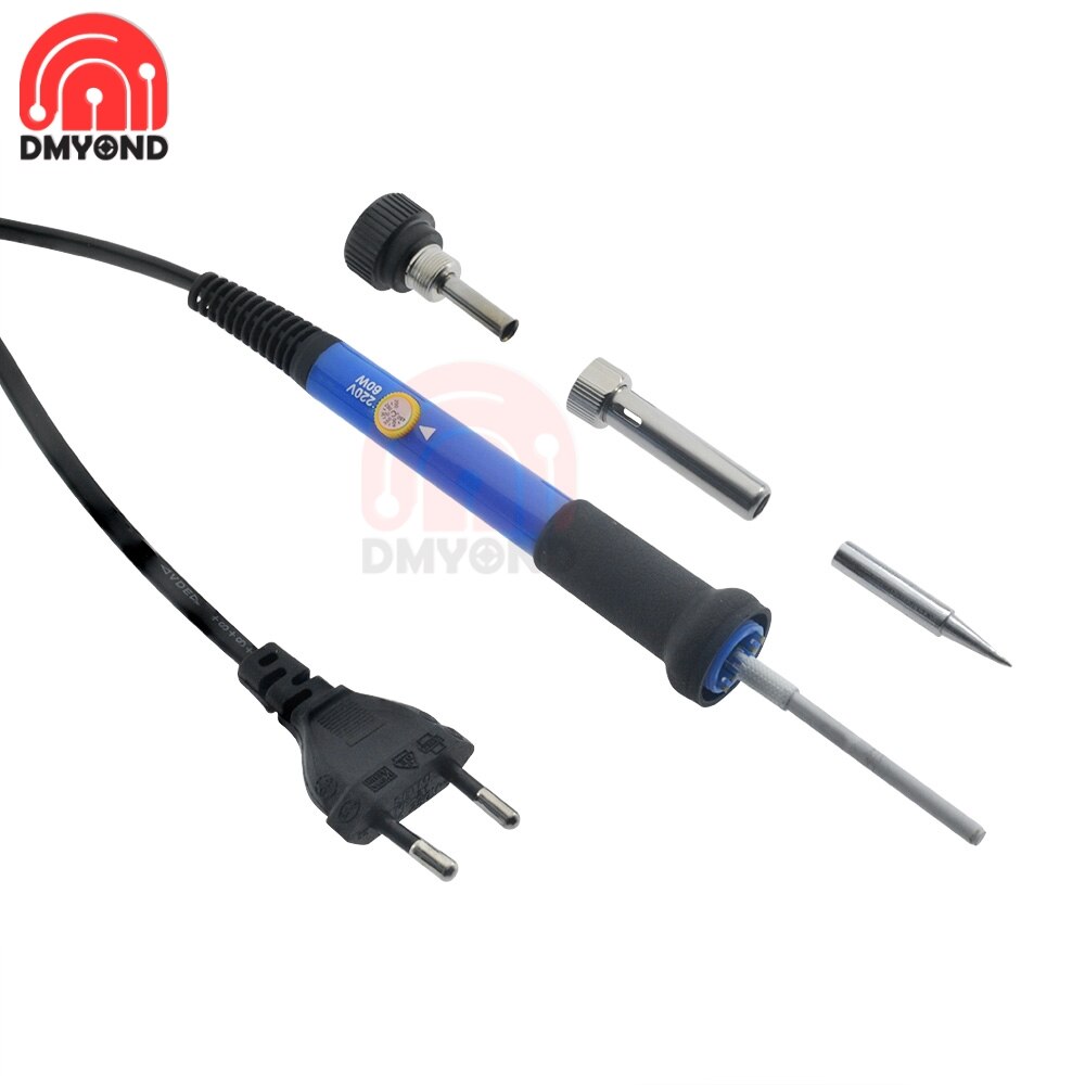 US/EU Plug Electric Soldering Iron AC110V 220V 60W Welding Solder Rework Station Heat Pencil Repair Tools Adjustable Temperature