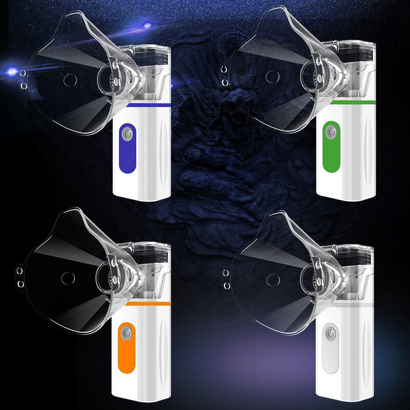 Atomizador de inhalación para el hogar, atomizador de malla portátil, Nebulizador ultrasónico de Bajo decibel, humidificador para adultos y niños