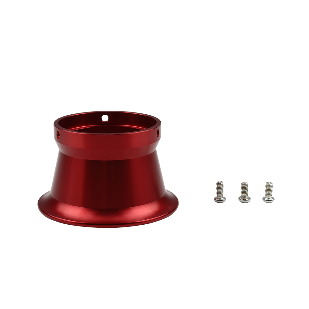 Interfaz de carburador de motocicleta, filtro de aire, bocina, copa de viento de 50mm para Keihi PWK KOSO OKO PE 21 24 26 28 30mm, Moto ATV Motocross: Rojo
