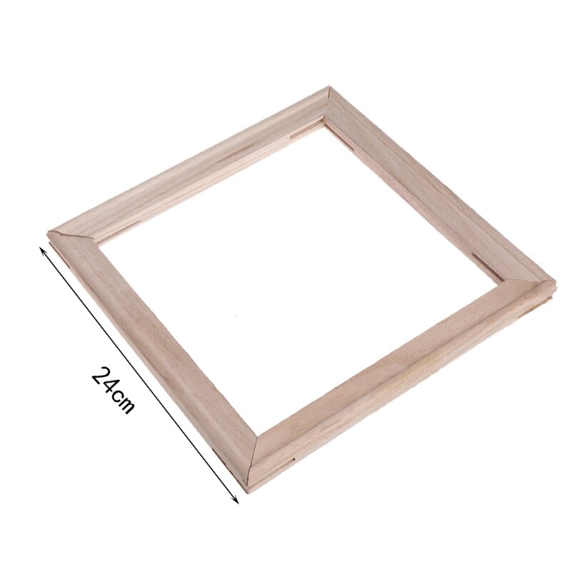 4 Stks/set Houten Brancard Strip Bar Frame Voor Canvas Schilderij Art Stretched Schilderen Frame: 24cm