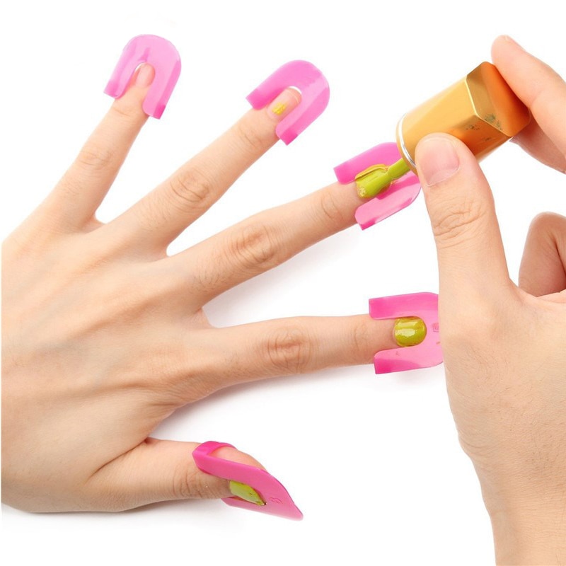 Kit de pochoirs réutilisables professionnels pour bords à ongles, barrière pour la peau, Kit de manucure, protection des pointes, pour Nail Art, 26 pièces