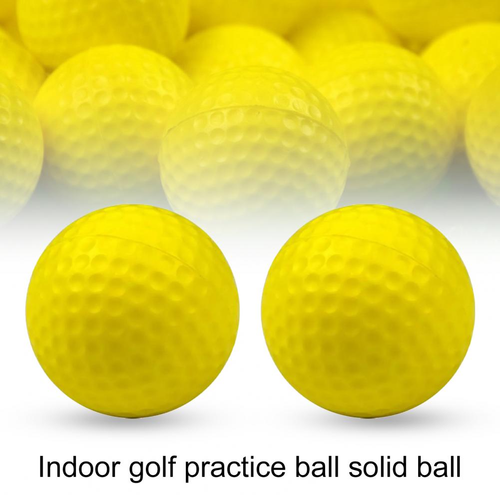 Soft Golf Balls Solid Color Golf Light Balls Eco-friendly Skin-friendly Useful Portable Solid Golf ball