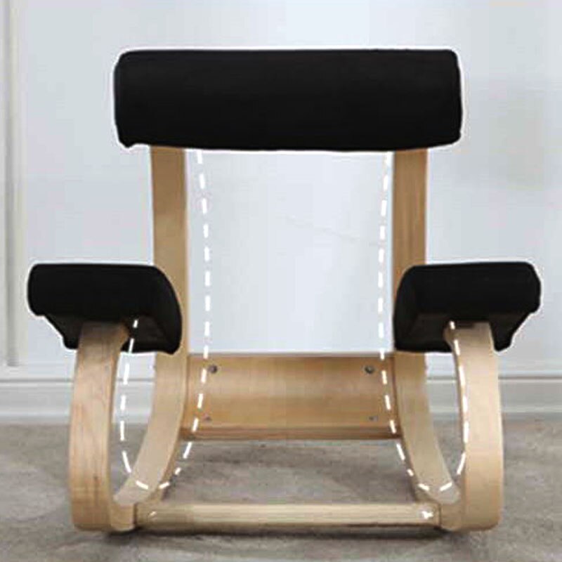 Original Ergonomic Kneeling Chair Stool Home Office Furniture Ergonomic Rocking Wooden Kneeling Computer Posture Chair