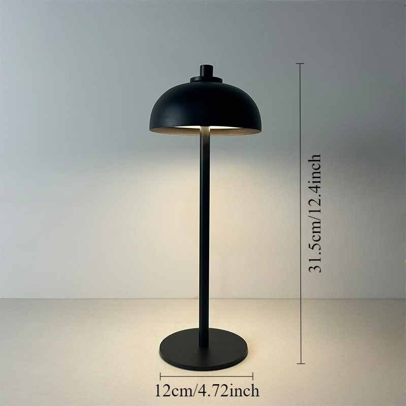 Minimalistisk høy fotbarbordlampe med tre fargers dimming og usb-frakt, spisestue og soveromsatmosfære nattlys: misligholde tittel