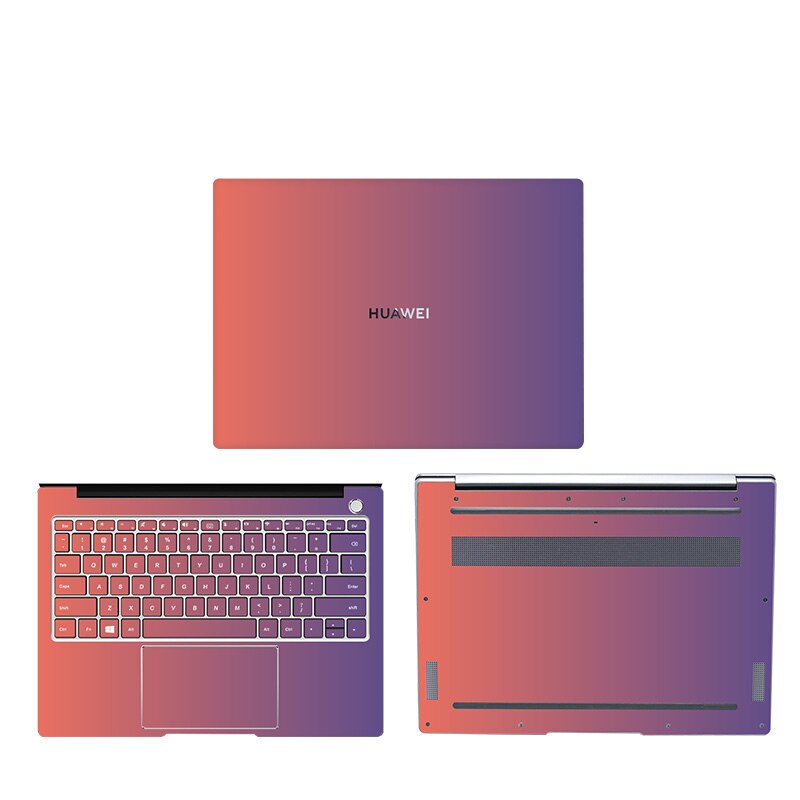 Full Body Cover Skins for HUAWEI MateBook D 14 D 15 Gradient Vinyl Decal Laptop Sitcker for HUAWEI MateBook D 15 Protective Film: MateBook D 14 2019 / Option 5