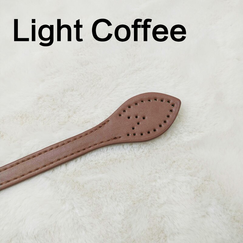 61cm Bags Straps Handbag Slim Handles Replacement for Handbag Strap DIY Accessories Bag Straps PU Leather Bag Straps Handle Belt: light coffe
