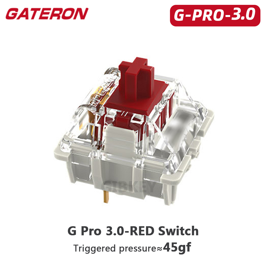 Gateron Wit Geel Zilver Pro 2.0 V2 Schakelaar 3pin RGB lineaire Tactiele Rood Bruin Schakelaars voor -swappable Mechanisch toetsenbord: Olive / witte schakelaar