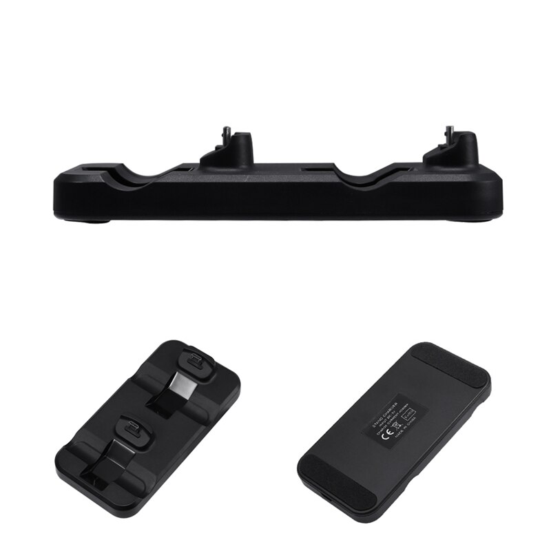 Kaksois-usb-lataustelakointiasema teline  ps4 peliasemalle 4 peliohjain kahva laturin teline  ps4:lle