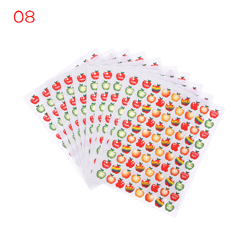 10 Sheet Distinguish Label Stickers Self-Adhesive Blank Number Package Tag Diamond Painting Vintage Stickers Sewing Accessory: 10 Sheets-G