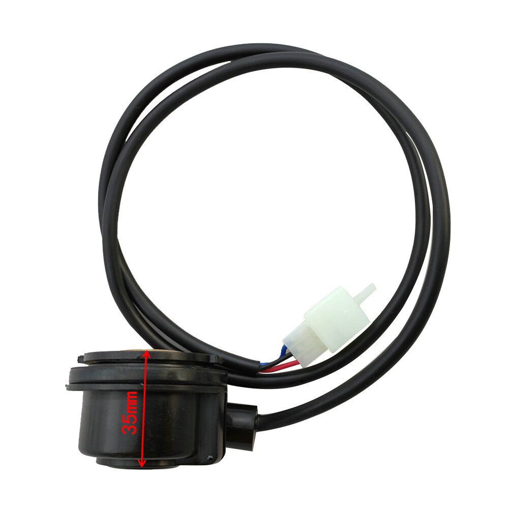 Easy Install 3 Pin Connection Motorcycle Odometer Sensor Black Durable Assembly Replacement Parts Spare Cable Digital Universal