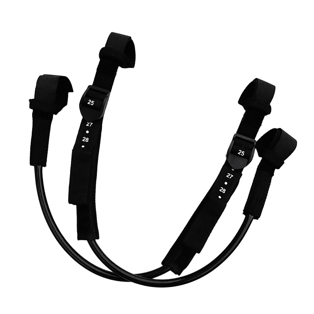2Pcs/Set Deluxe Black TPU Tubing Windsurfing Harness Line 28-34' Or 22-28' Water Sports Surfing: 22-28 inch
