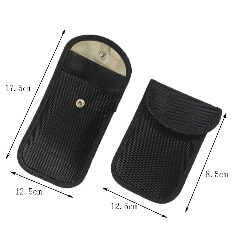 Faraday Auto Key Case Fob Signal Blokkeren Zakken Draagbare Id Card Bag Rfid Afscherming Pouch Voor Privacy Bescherming BAG1014