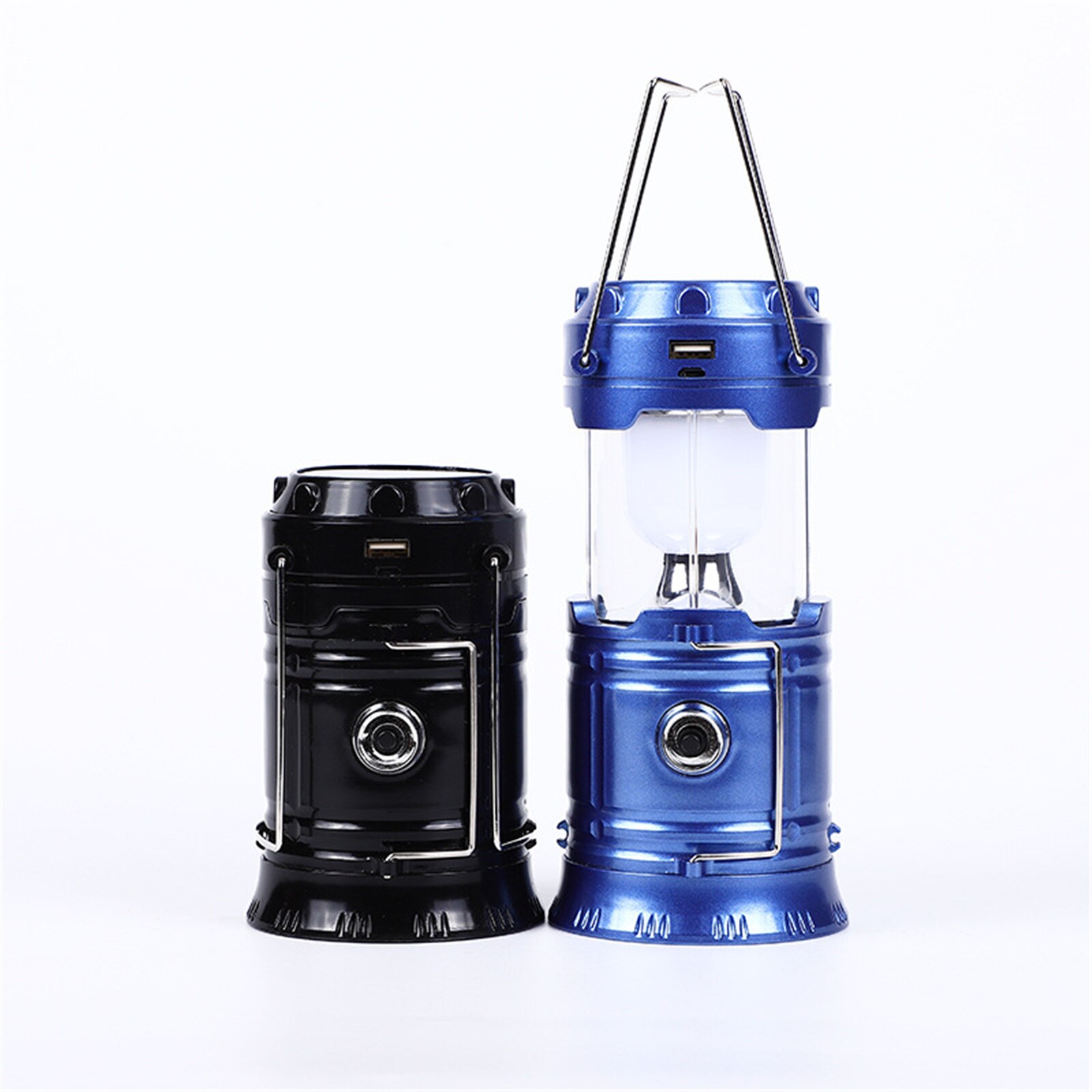 Retractable Lantern Light Portable USB Rechargeable Foldaway LED Flashlight Lighting Lamp Lanterna Tent Lights