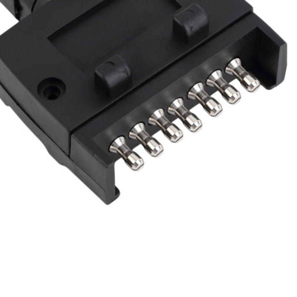 7-Pin Replacement Trailer Truck Boat Car Socket Flat Connector Adapter LS