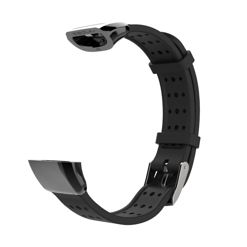 Bracelet de sport en Silicone pour Huawei Band 2 Pro B19 B29 Bracelet Bracelet pour Huawei Band 2 Pro Bracelet de montre pour B19 B29: Black