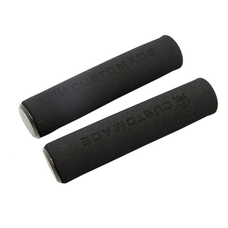 1 Pair BMX MTB Bike Mountain Bicycle Handle Handlebar Soft Sponge Bar End Grips Bisiklet Bike: Black