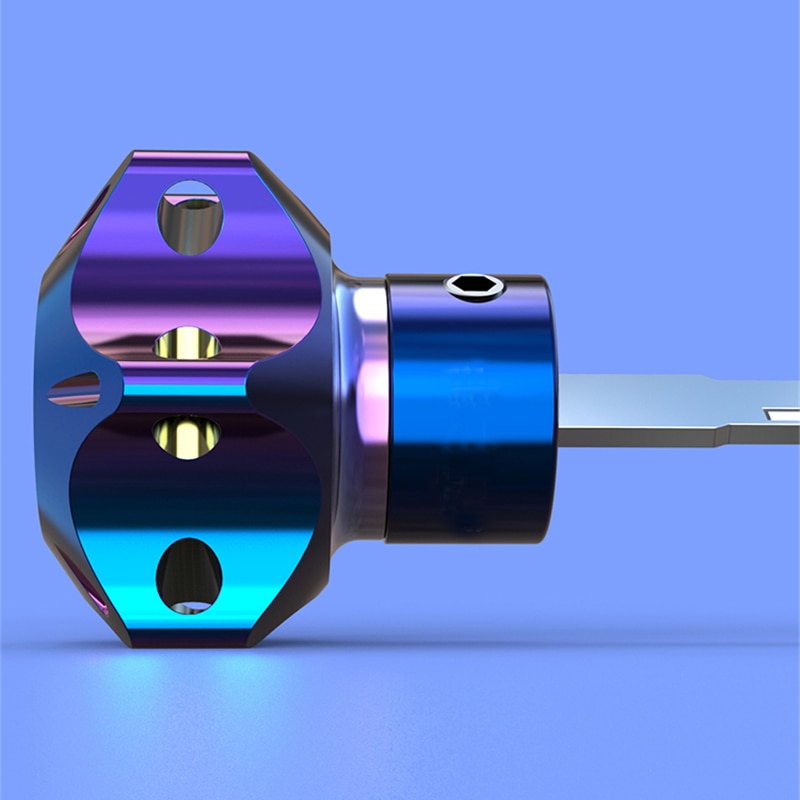 Key Cover Universal Motorcycle Modified Crective CNC Keychain Decorative Modification Parts Titanium Alloy Key Head Covers