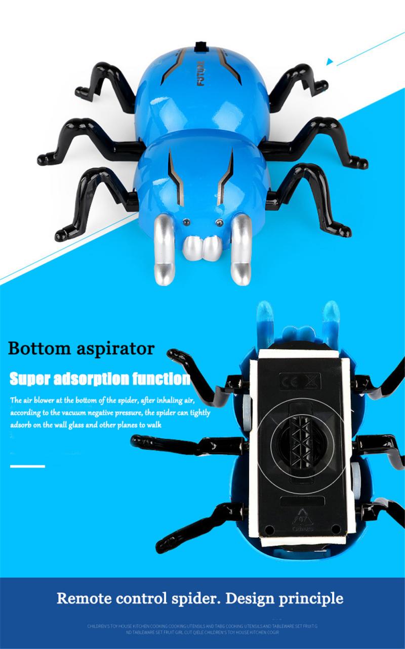 Wall Climbing Spider Remote Control Car Remote Control Wall Climbing Toy Simulation Spider Remote Capable Of Running Vertically
