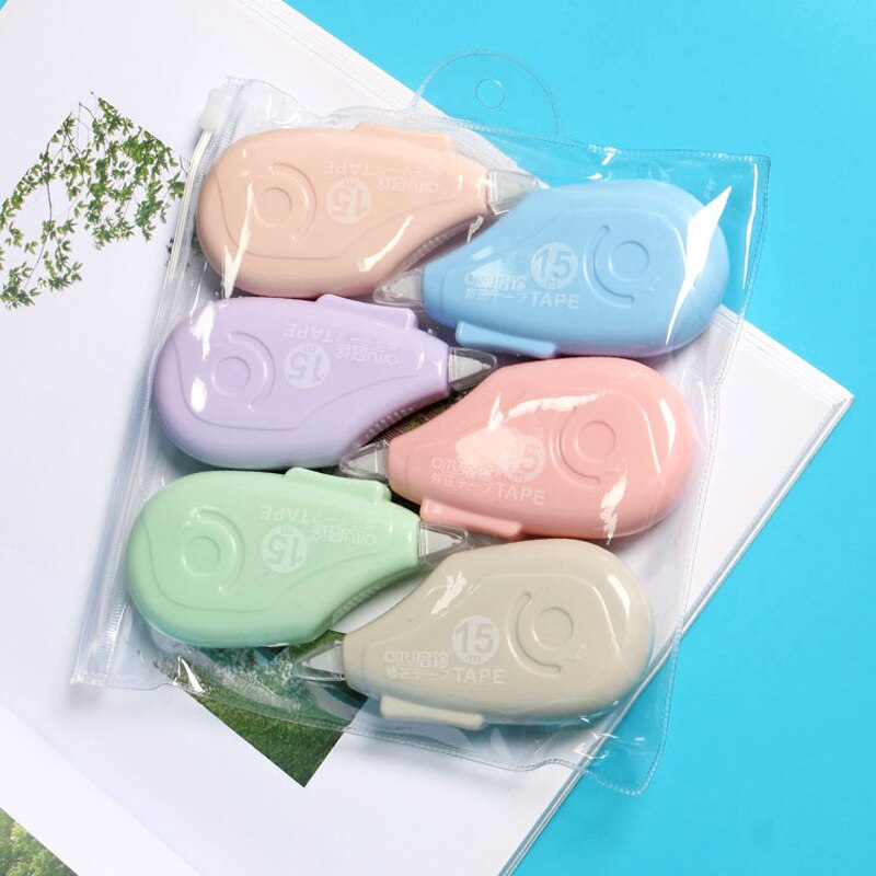 Cinta Correctora Tipex, Cinta Correctora Kawaii, material escolar, papelería, 90M