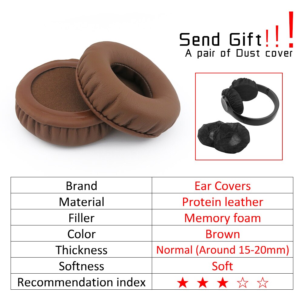 Nakładki na uszy Wymienne nauszniki do słuchawek Sennheiser HD25 HD25II: w odcieniu kości słoniowej