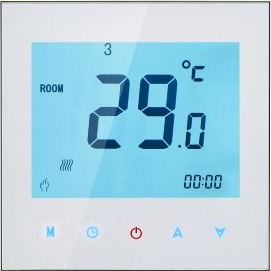 16A Touchscreen Programmeerbare Modbus Thermostaat voor Elektrische Verwarming (met Modbus functie)