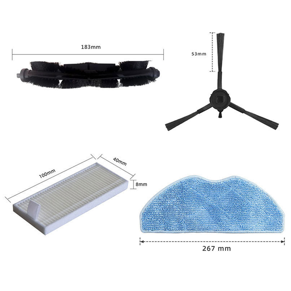 Compatibel Voor Tefal Rowenta X-plorer Serie 75S RR8577WH/75S + RG8597W Roller Belangrijkste Zijborstel Hepa Filter Mop doek Onderdelen