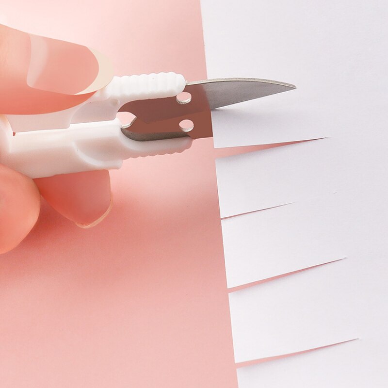 U-Shaped Thread Scissors Deburring Fishing Line Shears Cross Stitch Sewing Snip Thread Tailor Cutter Scissors Diy Craft Tool