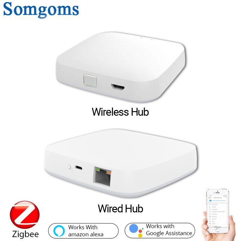 Tuya Zigbee Bridge Smart Home Zigbee Gateway Hub Remote Control Zigbee Devices Via Smart Life APP Works with Alexa Google Home