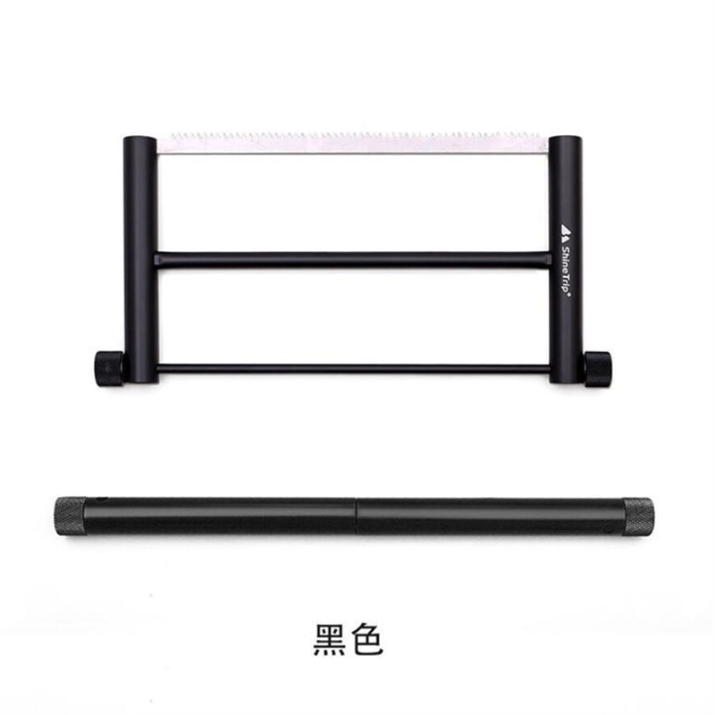 Sierra de supervivencia plegable para carpintería, herramienta de corte manual multifuncional, afilada, para cortar madera: Oro