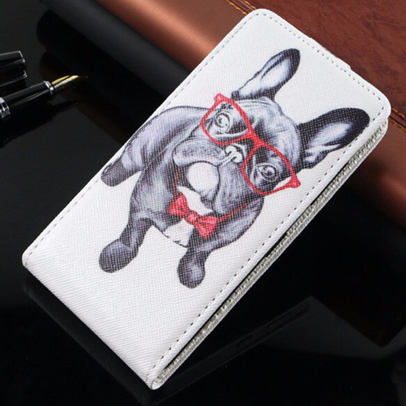 Flip Leather case For Samsung Galaxy Core2 Core 2 G355H G355 G355M SM-G355H Duos Back cover Cartoon Painting Phone Cover TPU: dog