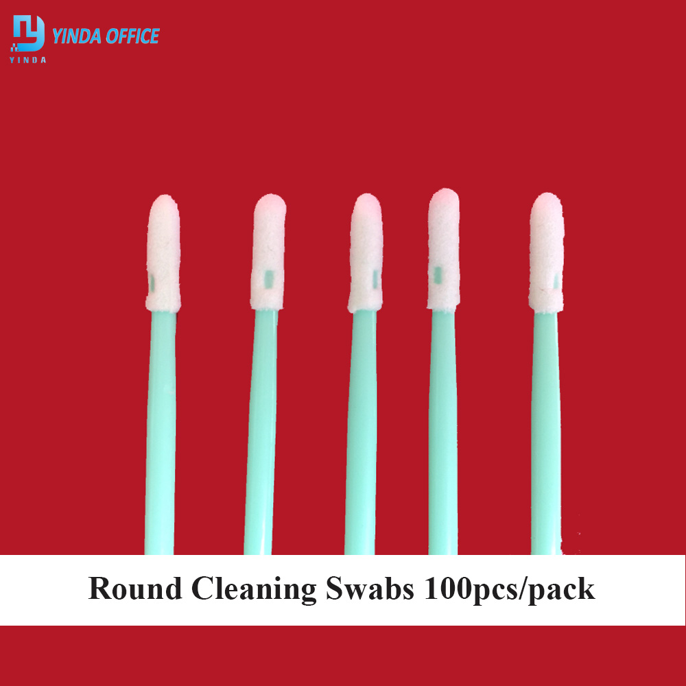 100pcs cleaning swaps for Epson Roland Mimaki Mutoh All Large Format Solvent Printer Printhead Sponge sticks swabs buds foam