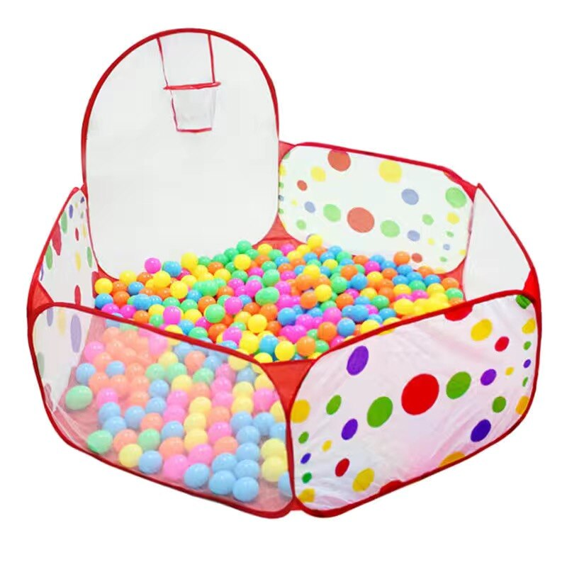 Box portatile da 1.2M per bambini Baby Kids tenda Bebe Balls Pit Ocean Balls Pool Cartoon Park Camping Dry Pool regalo di natale: E1 (no ball)