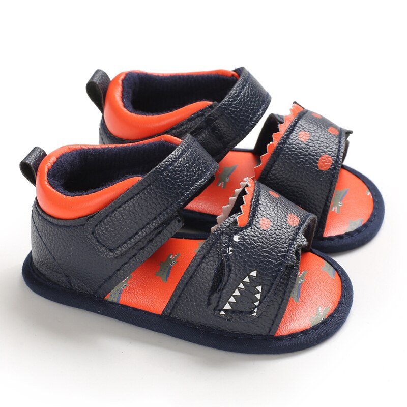Peuter Baby Baby Meisjes Jongens Shark Shape Pu Lederen Kleine Leuke Sandalen Anti-Slip Toevallige Outdoor Schoenen schoeisel: 2 / 11