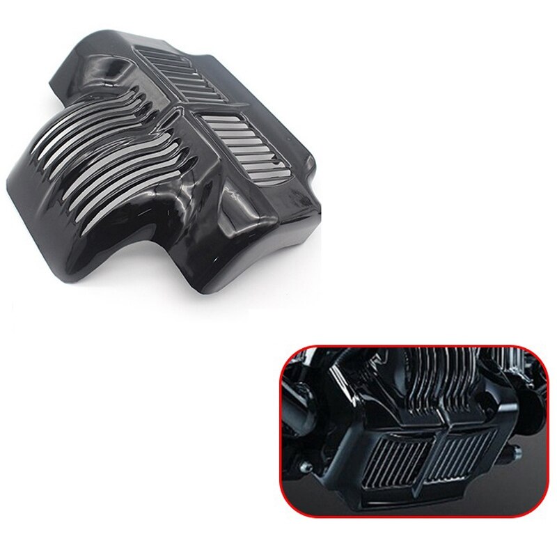 Motorcycle Oil Cooler Cover for Touring Road King Electra Street Glide Trike Freewheeler FLHT FLTR FLHX