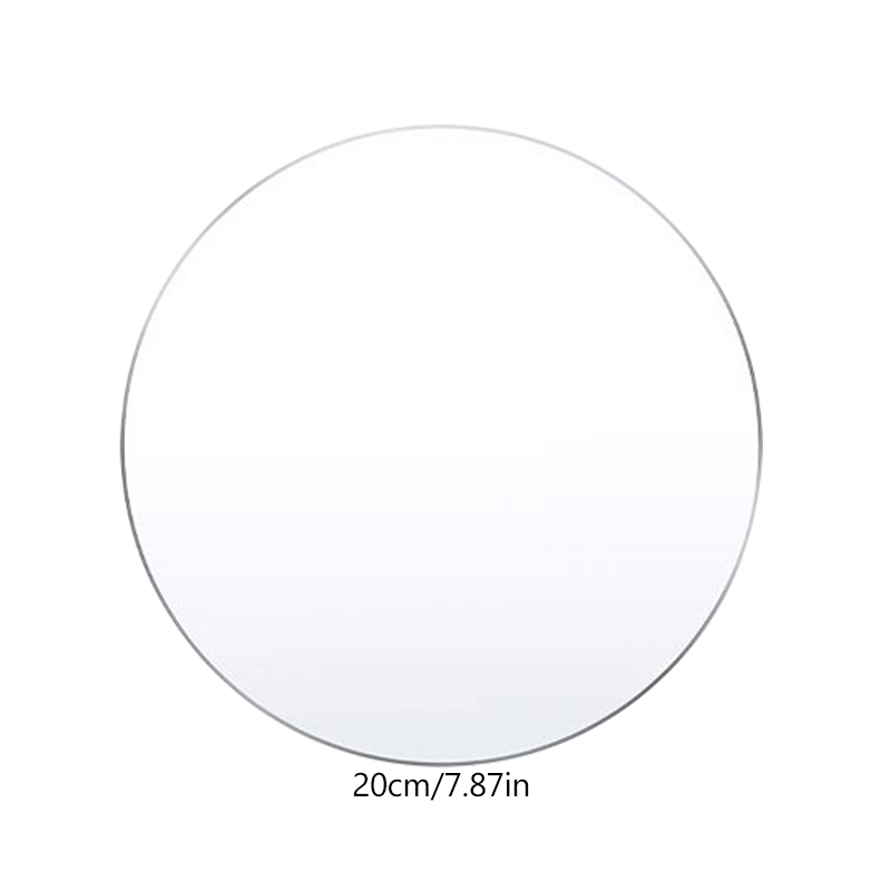 4 Sizes Round Acrylic Cake Discs Boards Topper Reusable Perspex Disk Base for Trimming Decorating Supplies 10226: Brown