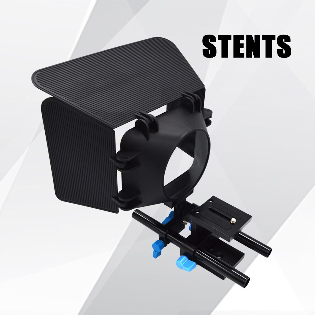 15mm Rail Rod Support System DSLR Camera Mount Baseplate Guide Bracket for Follow Focus Matte Box VDX99