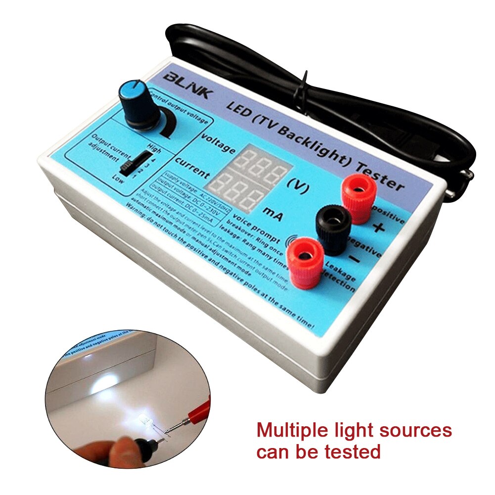Measurement Tool With Meter Pen Output 0-300V Portable Home Lamp Bead LED TV Backlight Tester LCD Digital Display Lights Repair