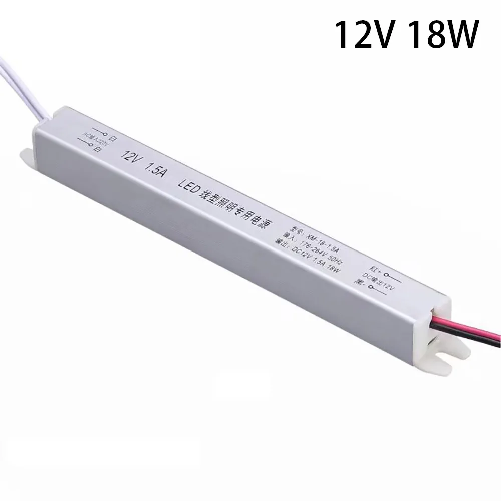 LED Driver Power Supply Lighting Transformer Switching LED Driver AC220V To DC 12V/24V Board Power Part For LED Light Strip Lamp: Beige