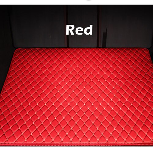 Car trunk mat for Ford Mustang cargo liner carpet interior accessories cover: Red