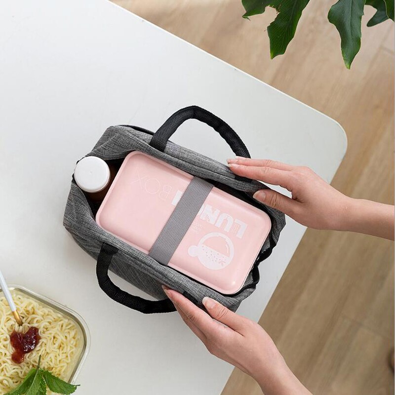 Portable Lunch Bag Thermal Bags Insulated Lunch Box Cooler Bag For Women Convenient Tote Food Bags For Work